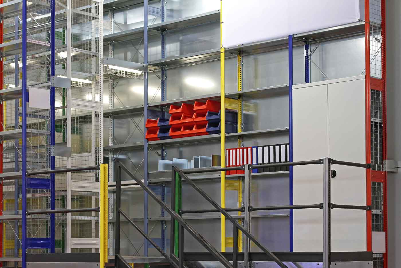 Mezzanine Flooring, Office Partitioning, Racking & Shelving Storage Systems